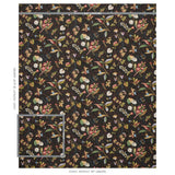 Schumacher Blackwell Linen Noir Fabric