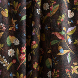 Schumacher Blackwell Linen Noir Fabric