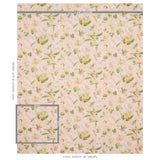 Schumacher Blackwell Linen Blush Fabric
