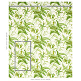 Schumacher Myers Fern Linen Tropical Fabric