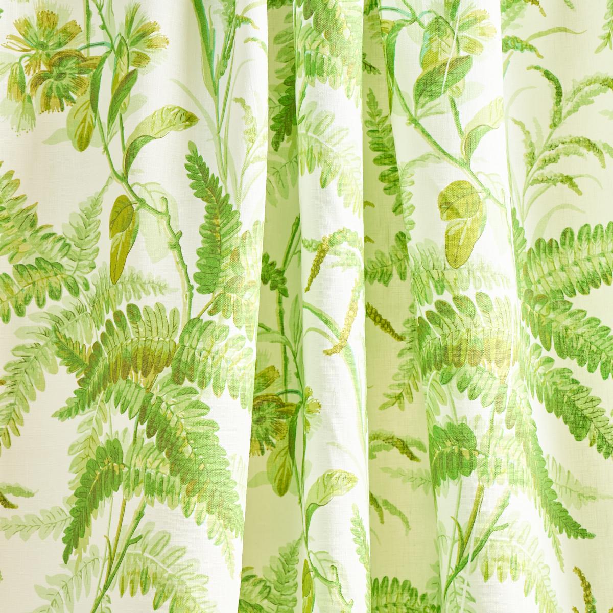 Schumacher Myers Fern Linen Tropical Fabric