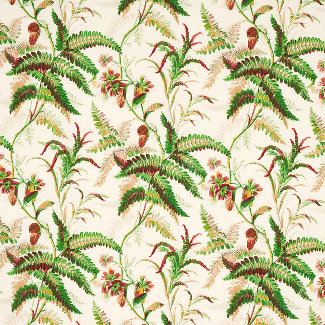 Schumacher Myers Fern Linen Document Fabric