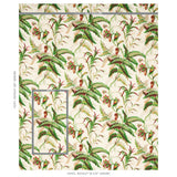 Schumacher Myers Fern Linen Document Fabric