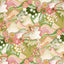 Schumacher Daisy Chain Green And Pink Fabric
