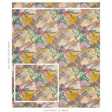 Schumacher Daisy Chain Light Multi Fabric