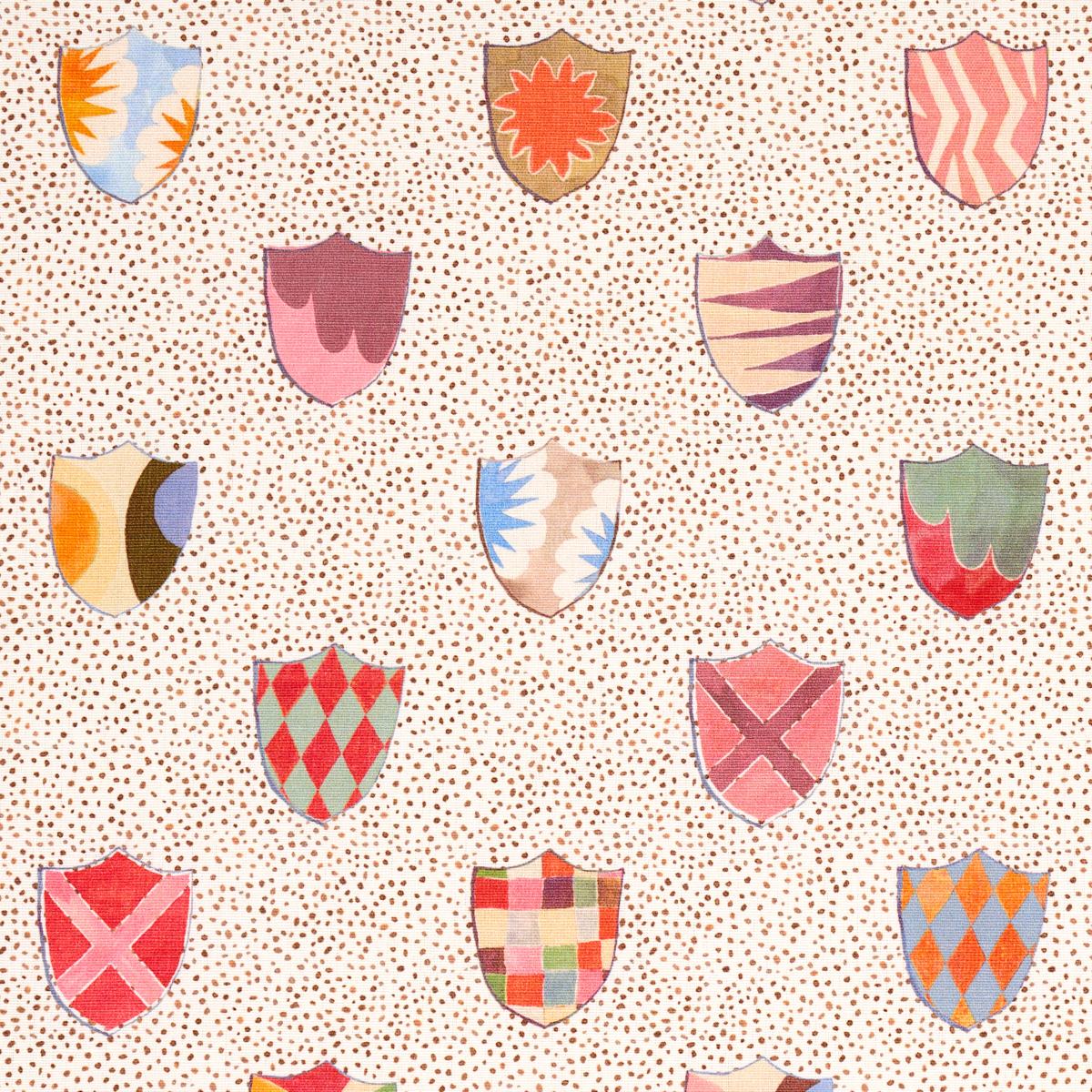 Schumacher Heraldic Sprezzatura Fabric