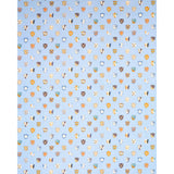 Schumacher Heraldic Oxford Blue Fabric