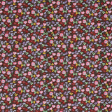 Schumacher Calico Multi On Brown Fabric