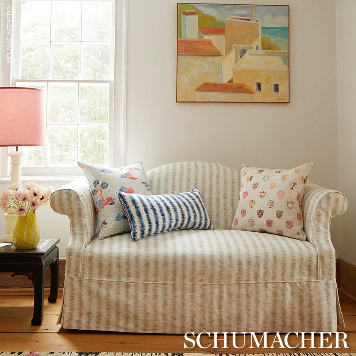 Schumacher Cardiogram Blue Fabric