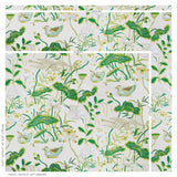 Schumacher Lotus Garden Leaf Wallpaper