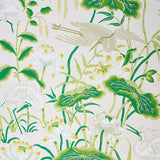 Schumacher Lotus Garden Leaf Wallpaper