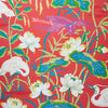 Schumacher Lotus Garden Red Wallpaper