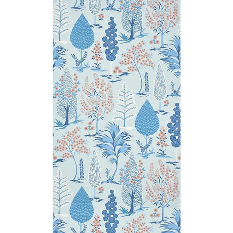 Schumacher Pandora Delft & Rose Wallpaper