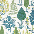 Schumacher Pandora Peacock Wallpaper