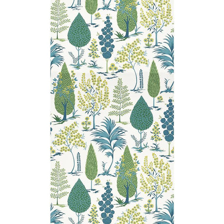 Schumacher Pandora Peacock Wallpaper