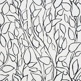 Schumacher Solandra Vine Black Wallpaper
