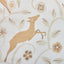 Schumacher Les Gazelles Au Bois Vinyl Natural Wallpaper