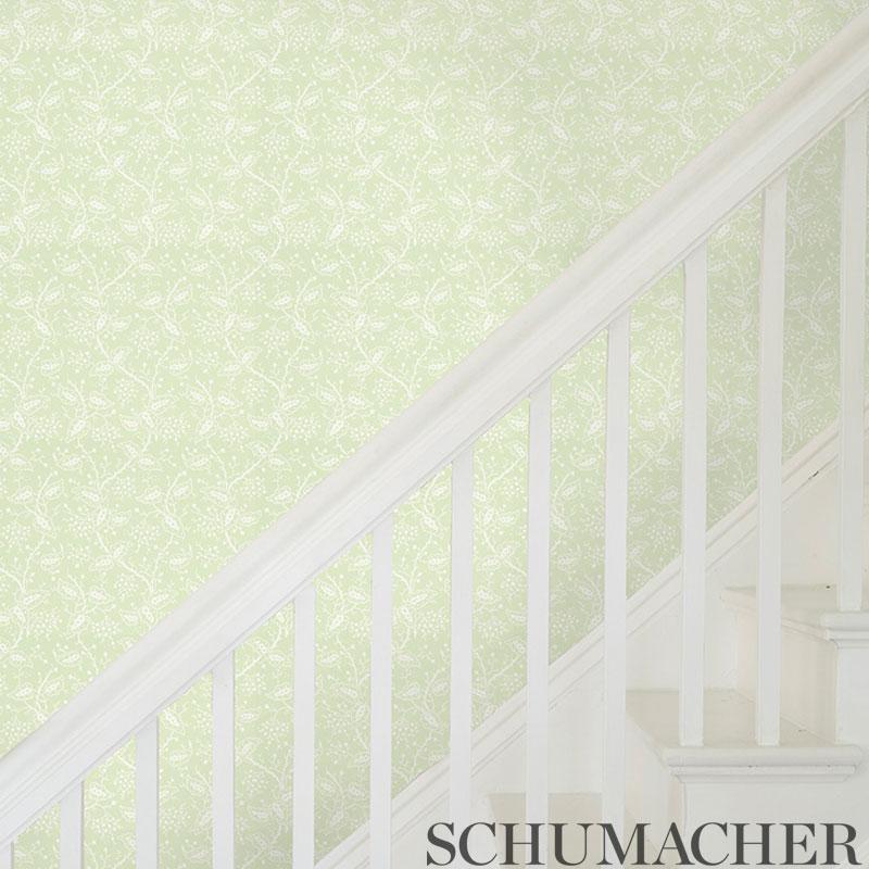 Schumacher Darby Buttercup Wallpaper
