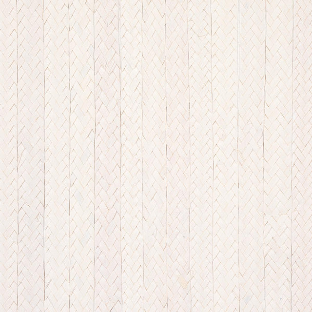 Schumacher Braided Buri Ivory Wallpaper