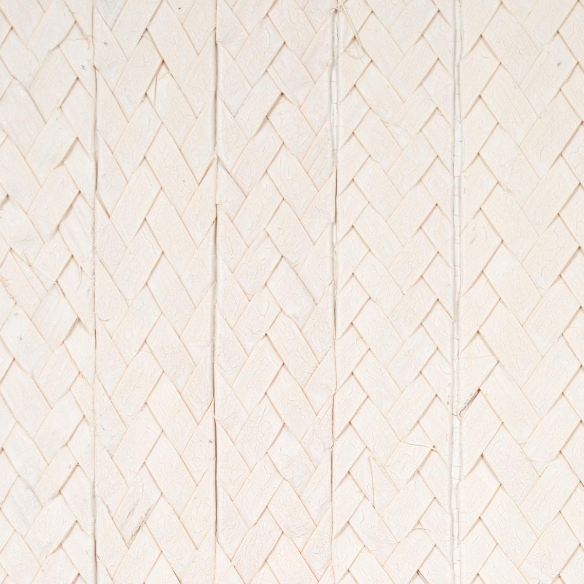 Schumacher Braided Buri Ivory Wallpaper
