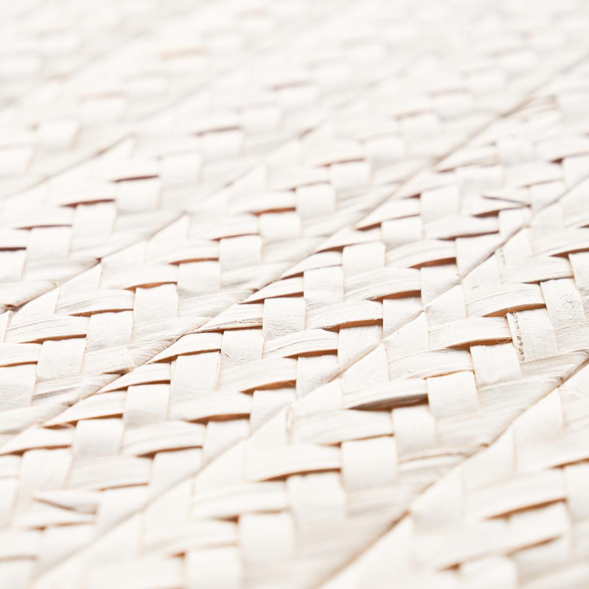 Schumacher Braided Buri Ivory Wallpaper