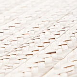 Schumacher Braided Buri Ivory Wallpaper