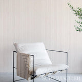 Schumacher Braided Buri Ivory Wallpaper