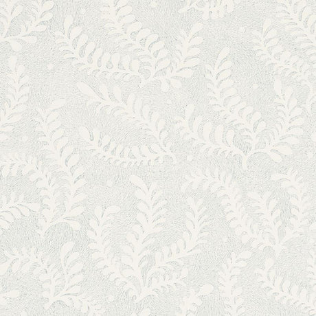 Schumacher Etched Fern Sky Wallpaper