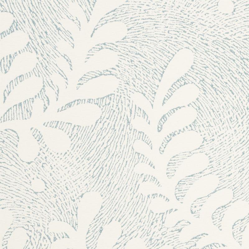 Schumacher Etched Fern Sky Wallpaper