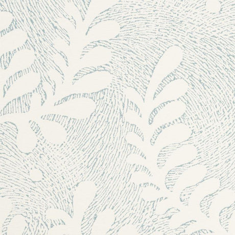 Schumacher Etched Fern Sky Wallpaper