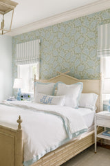 Schumacher Estelle Green Wallpaper