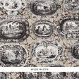 Schumacher Plates & Platters Neutral Wallpaper