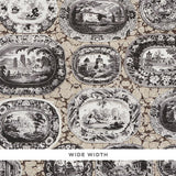 Schumacher Plates & Platters Neutral Wallpaper