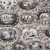 Schumacher Plates & Platters Neutral Wallpaper