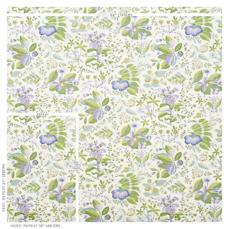 Schumacher Pomegranate Botanical Purple Wallpaper