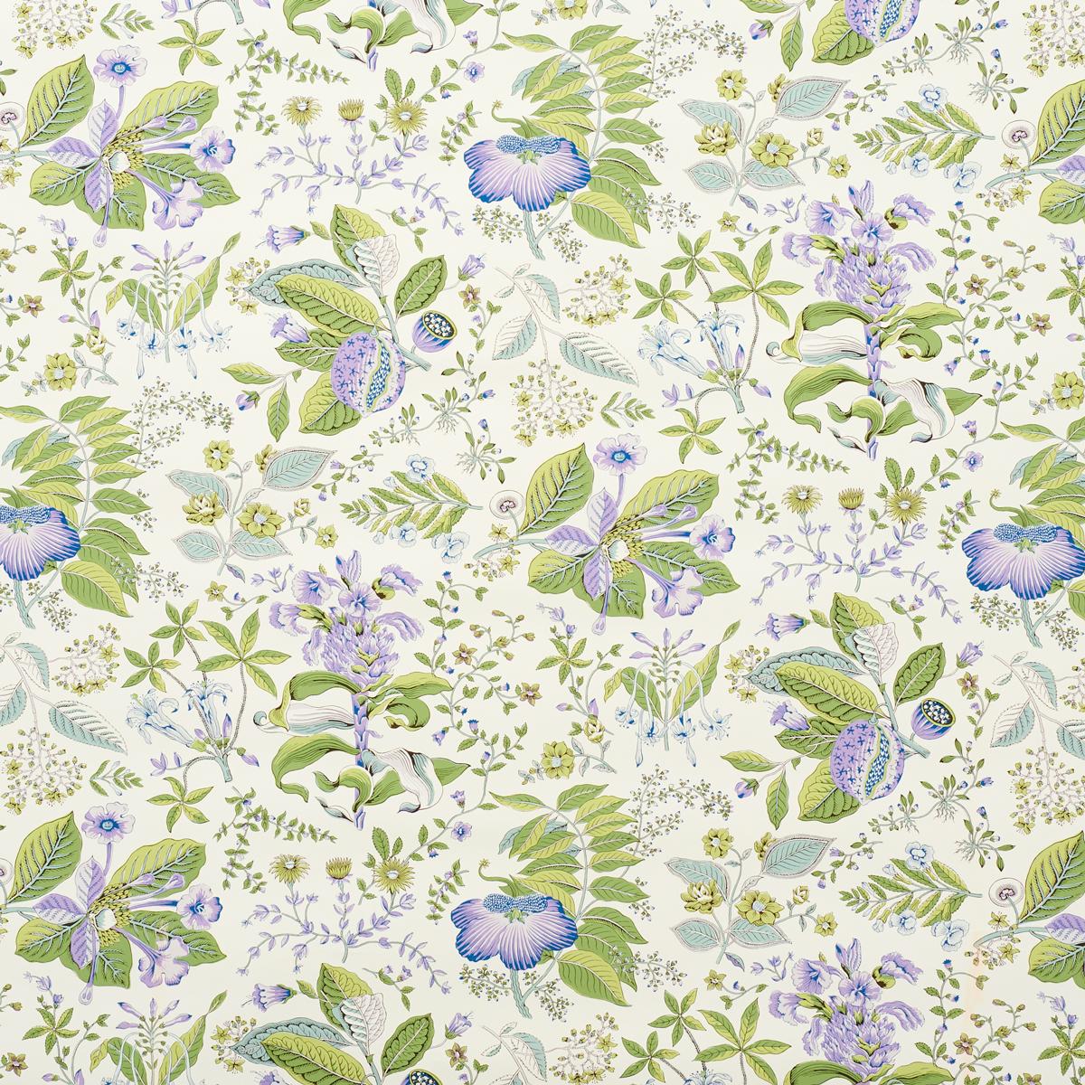 Schumacher Pomegranate Botanical Purple Wallpaper
