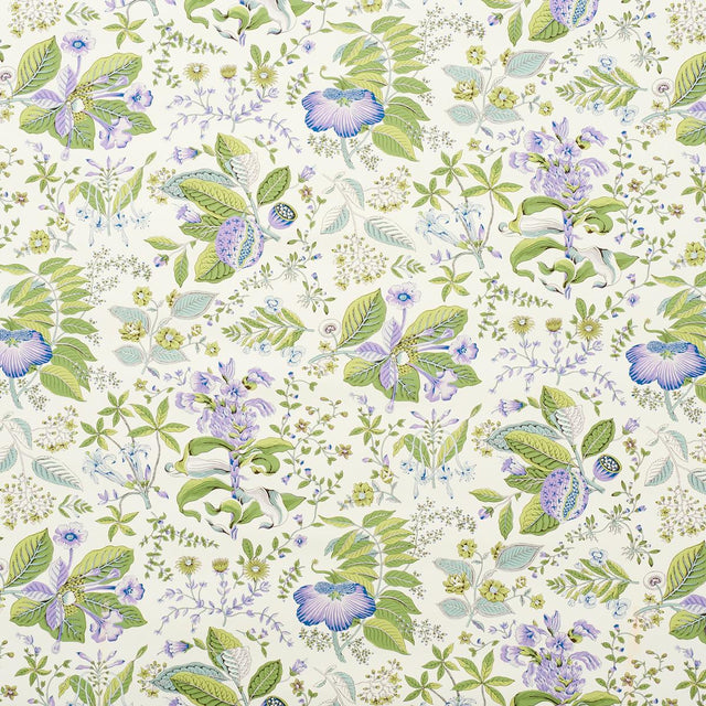 Schumacher Pomegranate Botanical Purple Wallpaper