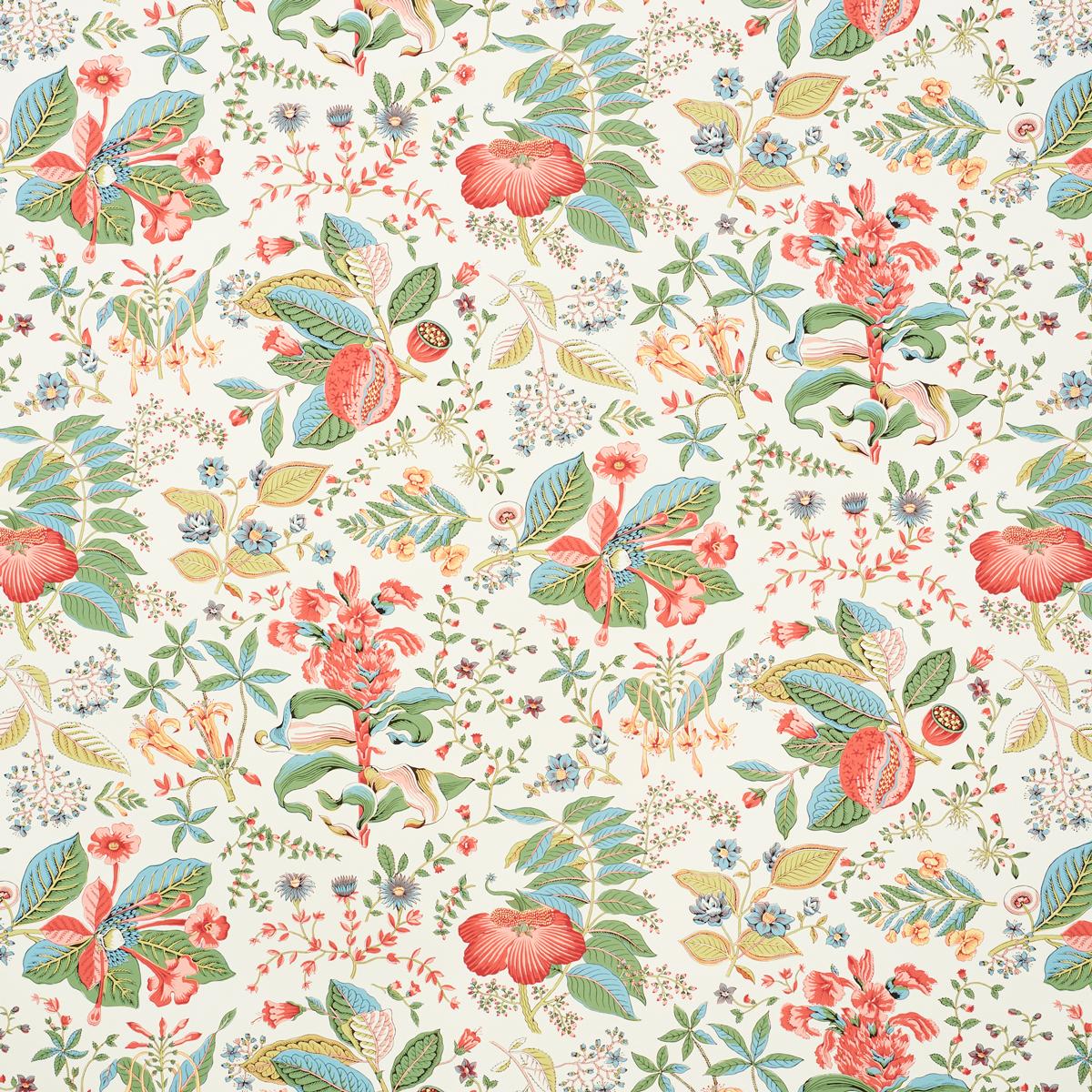 Schumacher Pomegranate Botanical Document Wallpaper