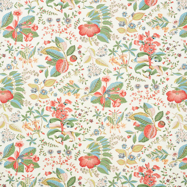 Schumacher Pomegranate Botanical Document Wallpaper