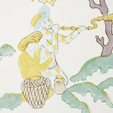 Schumacher Persian Lancers Citron Wallpaper