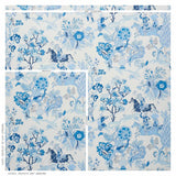 Schumacher Persian Lancers Porcelain Wallpaper