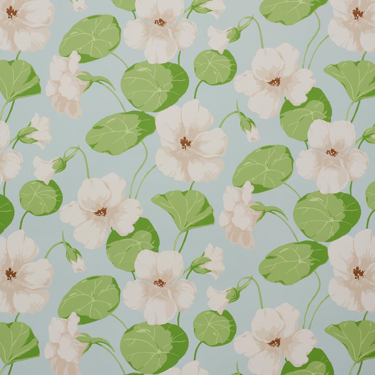 Schumacher Nasturtium Sky Wallpaper