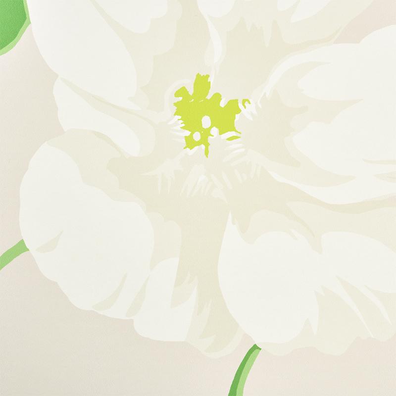 Schumacher Nasturtium Stone Wallpaper