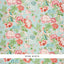 Schumacher Bermuda Blossoms Aqua Wallpaper