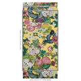 Schumacher Chiang Mai Dragon Yellow Wallpaper