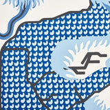 Schumacher Magical Ming Dragon Porcelain Wallpaper