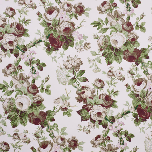 Schumacher Nancy Floral Grisaille Wallpaper