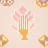 Schumacher Chuska Warp Print Pink & Orange Wallpaper
