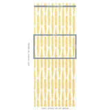 Schumacher Fern Mustard Wallpaper