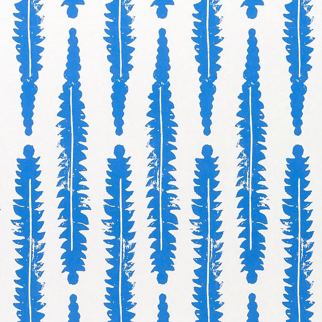 Schumacher Fern Blue Wallpaper